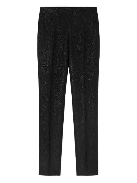 Versace pantalones con motivo de leopardo