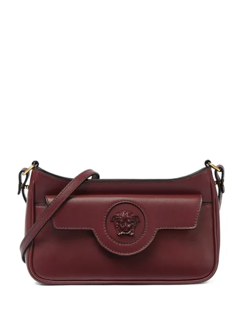 Versace small La Medusa leather shoulder bag