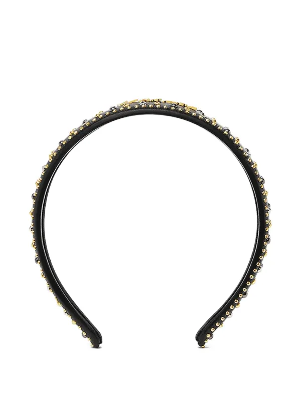 VERSACE メデューサ　ヘッドバンド ヘアバンド　黒　ユニセックス　レア VERSACE メデューサ ヘッドバンド ヘアバンド 黒 ユニセックス レア