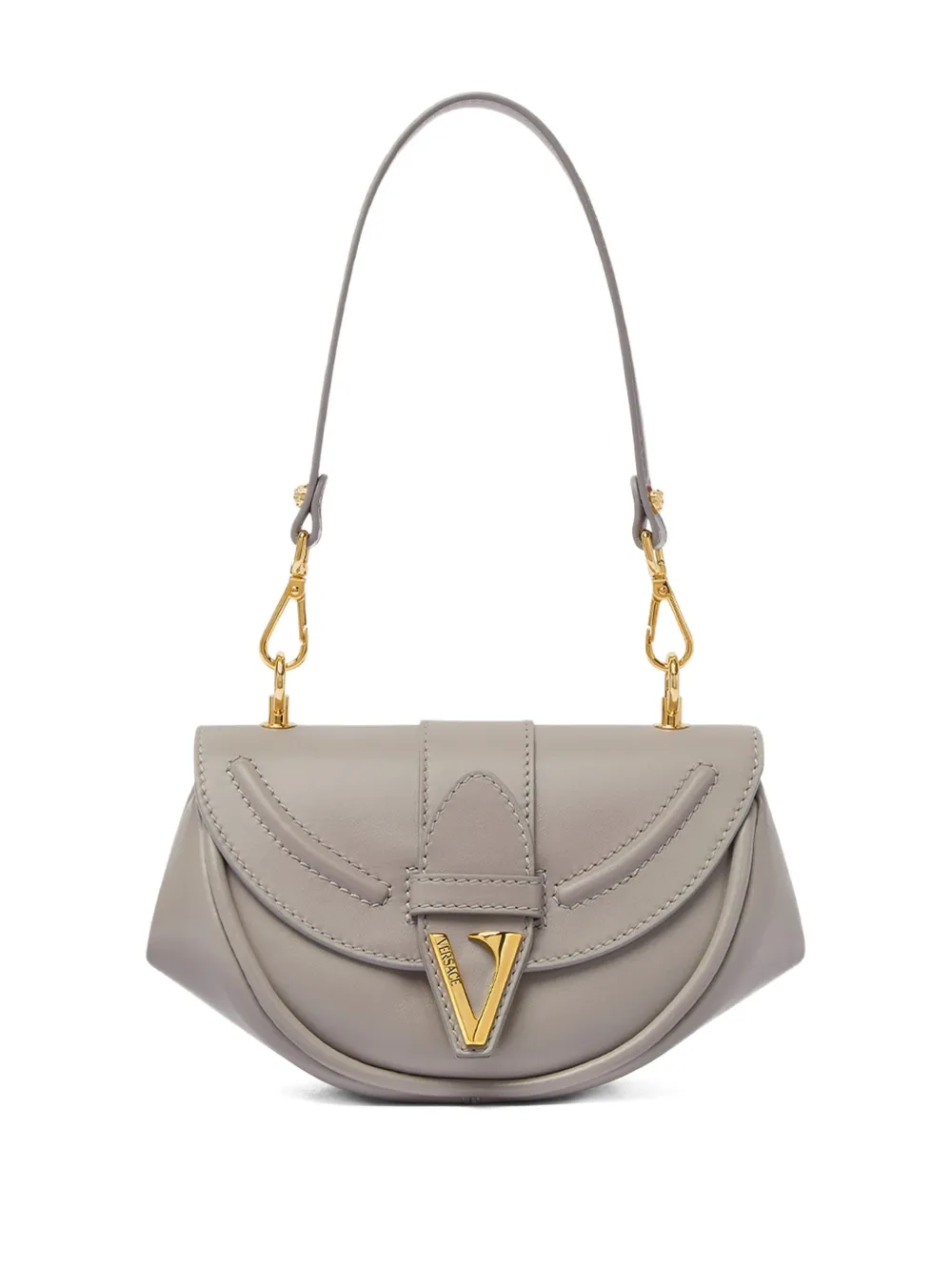 Versace Virtus leren schoudertas 1EG3V GRAY