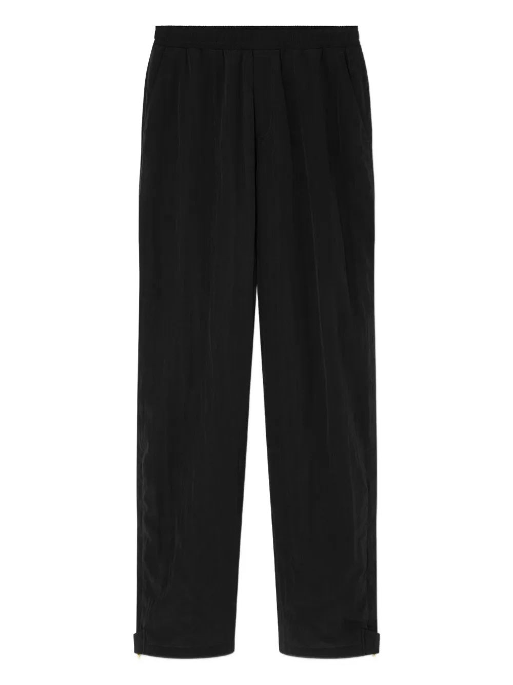 Versace Elasticated-cuff Trousers In Black