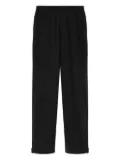 Versace elasticated-cuff trousers - Black