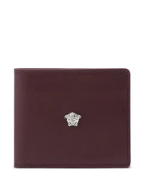 Versace Medusa-plaque leather wallet