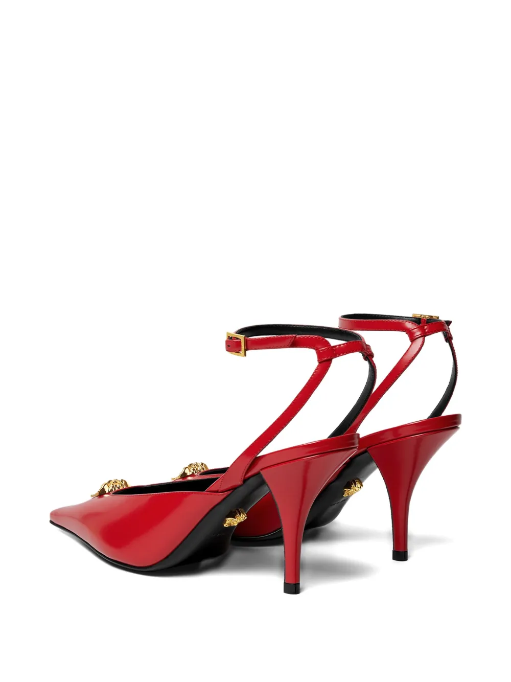 Versace 85mm La Medusa-head pumps Red