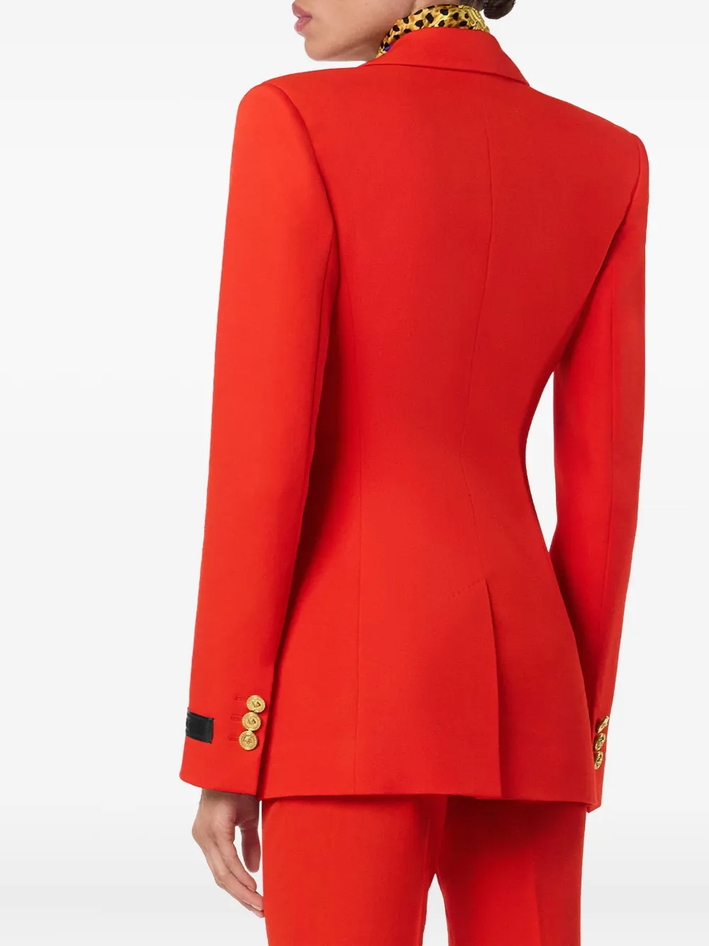 Versace Single-button Blazer In Red