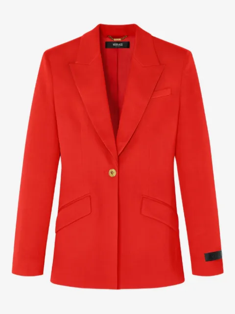 Versace blazer à simple boutonnage
