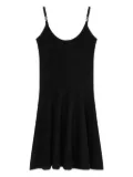 Versace embellished scoop-neck mini dress - Black