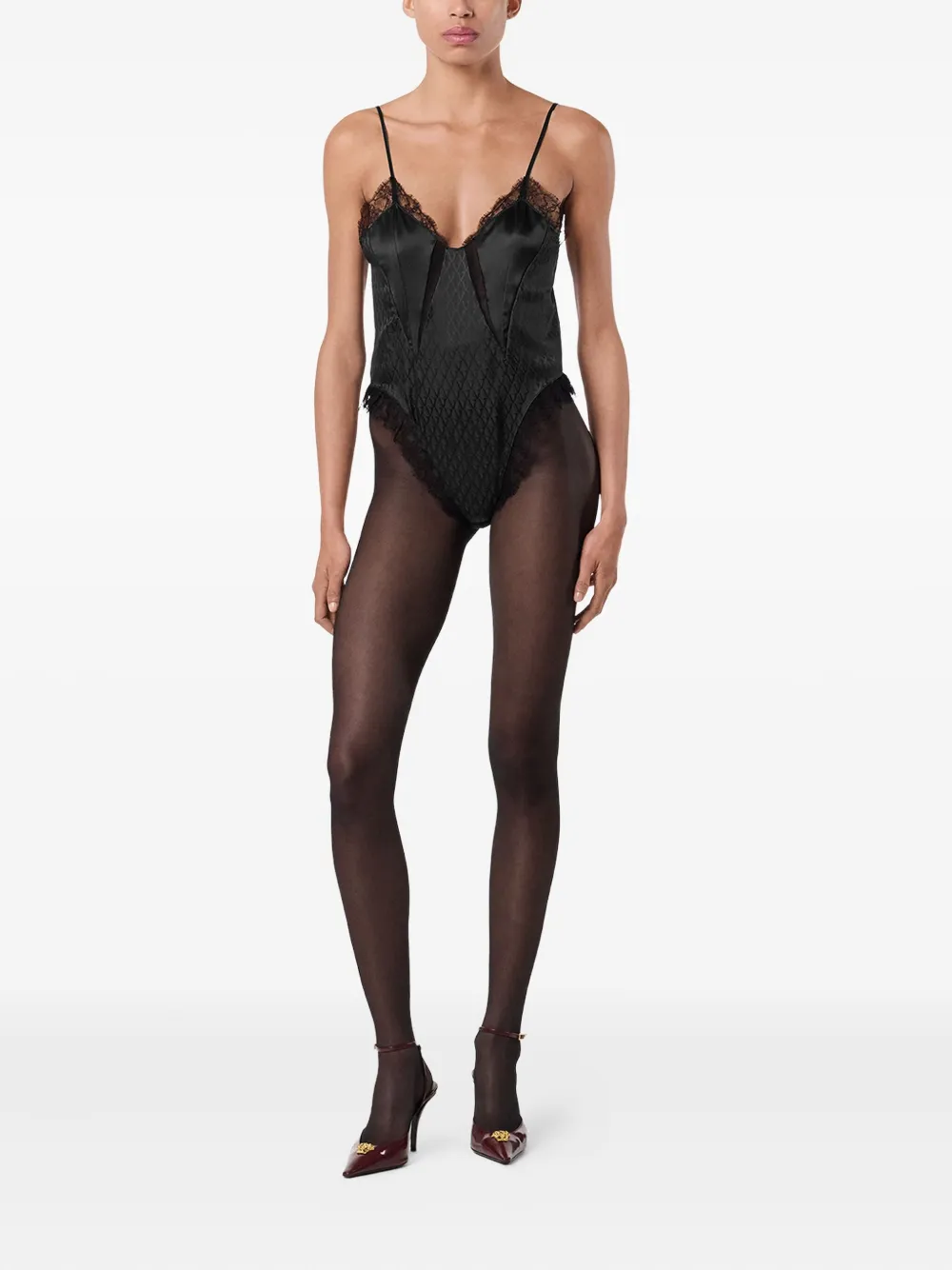 Versace lace-trimmed bodysuit | Vests & Tank Tops | Image 2