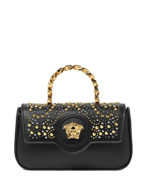 Versace mini La Medusa crystal-embellished tote bag