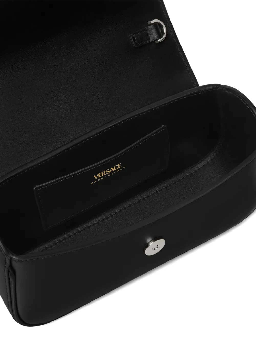 Versace Mini-tas verfraaid met kristallen Zwart