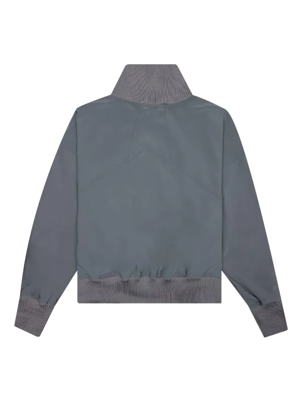 RHUDE Brentwood logo-embroidered Bomber Jacket Blue FARFETCH TR