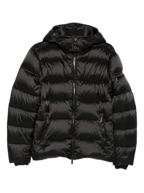 Moorer hooded quilted jacket