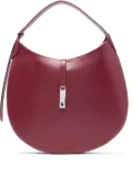 Polo Ralph Lauren logo-clasp leather shoulder bag - Red