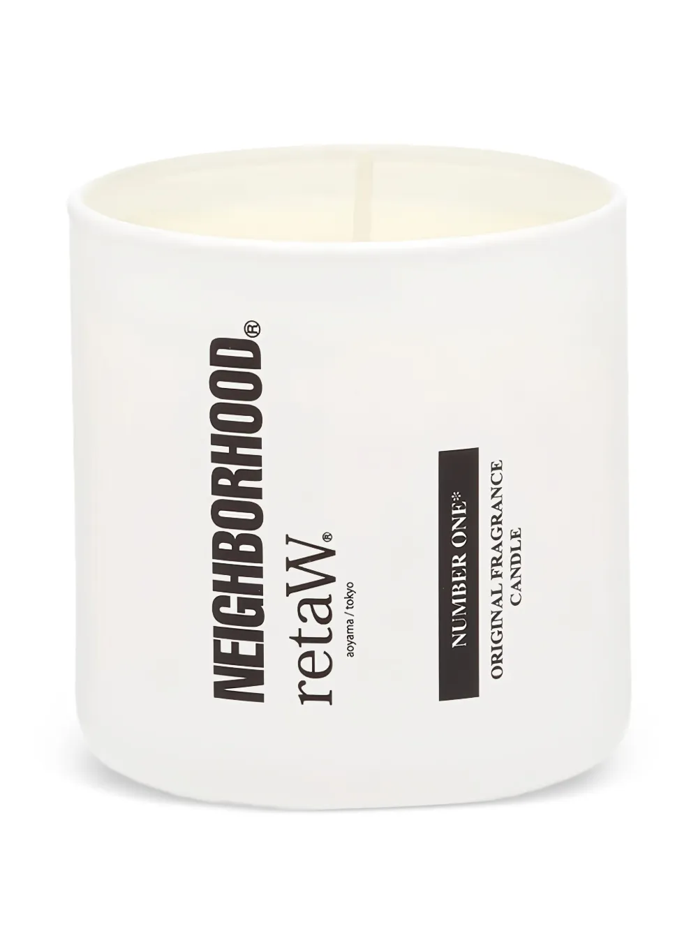 Neighborhood x retaW Number One Candle | White | Image 1