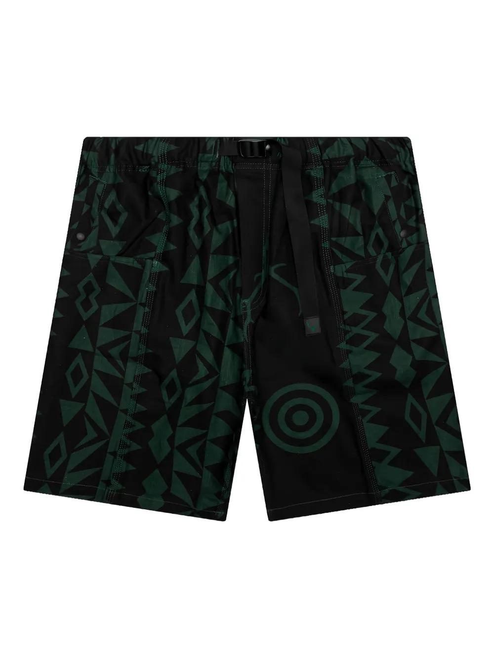 SOUTH2 WEST8 belted printed shorts - ブラック SOUTH2 WEST8 belted printed shorts - ブラック