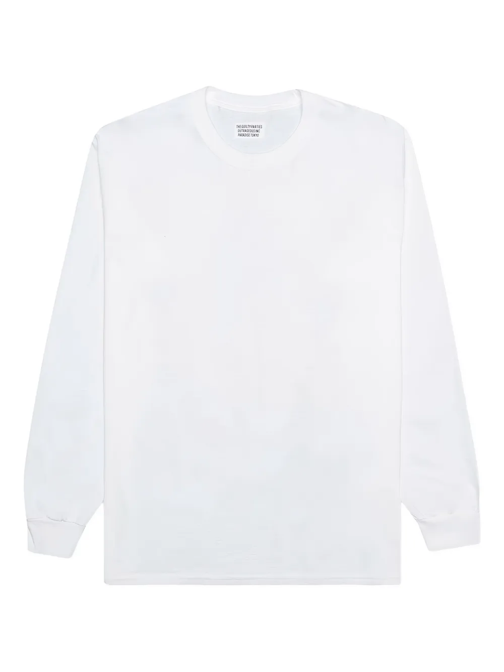 WACKO MARIA crew-neck Guadalupe long-sleeve t-shirt - ホワイト WACKO MARIA crew-neck Guadalupe long-sleeve t-shirt - ホワイト