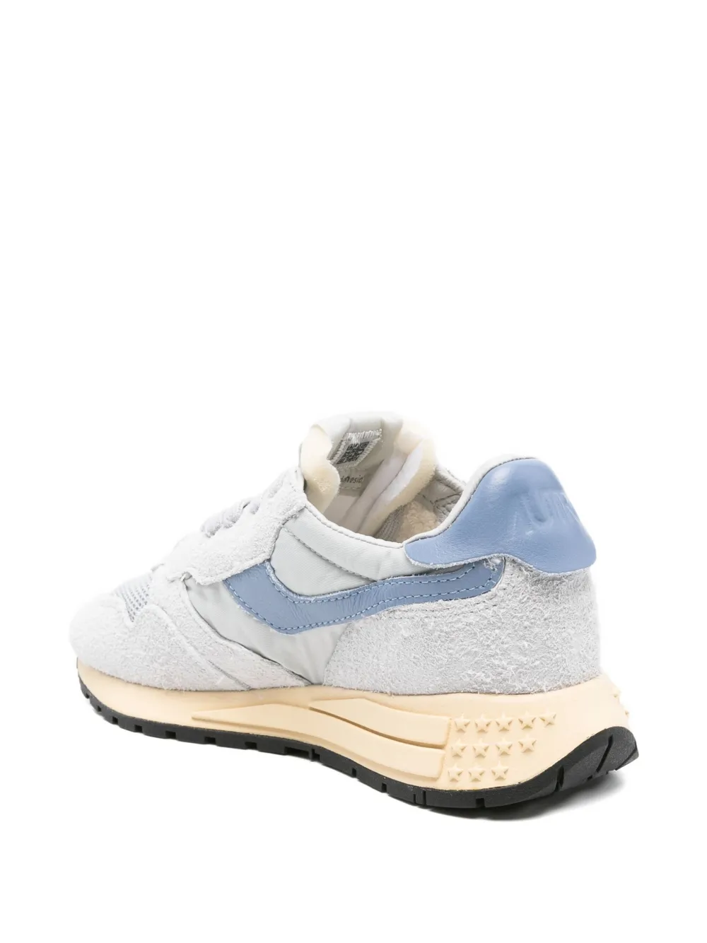 Autry mesh-panel suede sneakers Grey