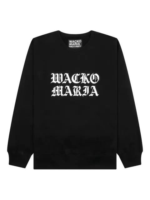 WACKO MARIA heavyweight logo-print sweatshirt