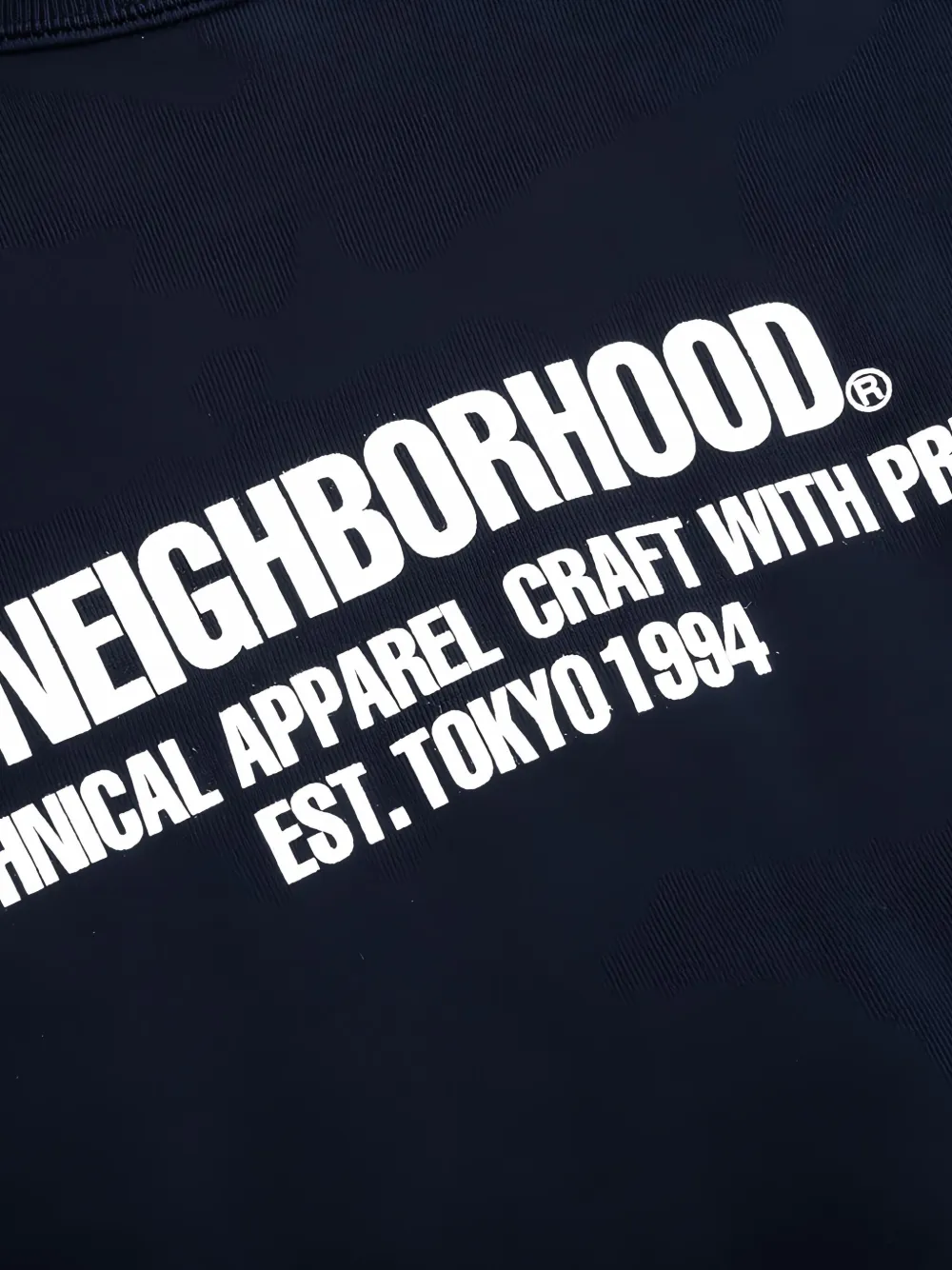 Neighborhood Sweater met logoprint Blauw