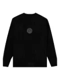 Honor The Gift cable-knit logo-patch sweater - Black