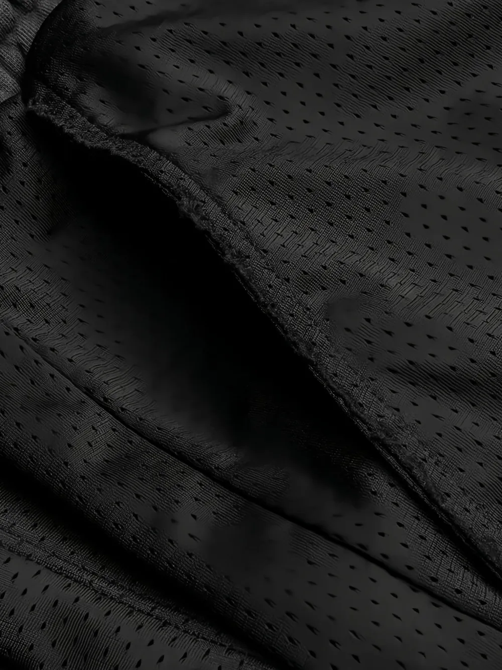 AMIRI Mesh asketbalshorts met logoprint Zwart