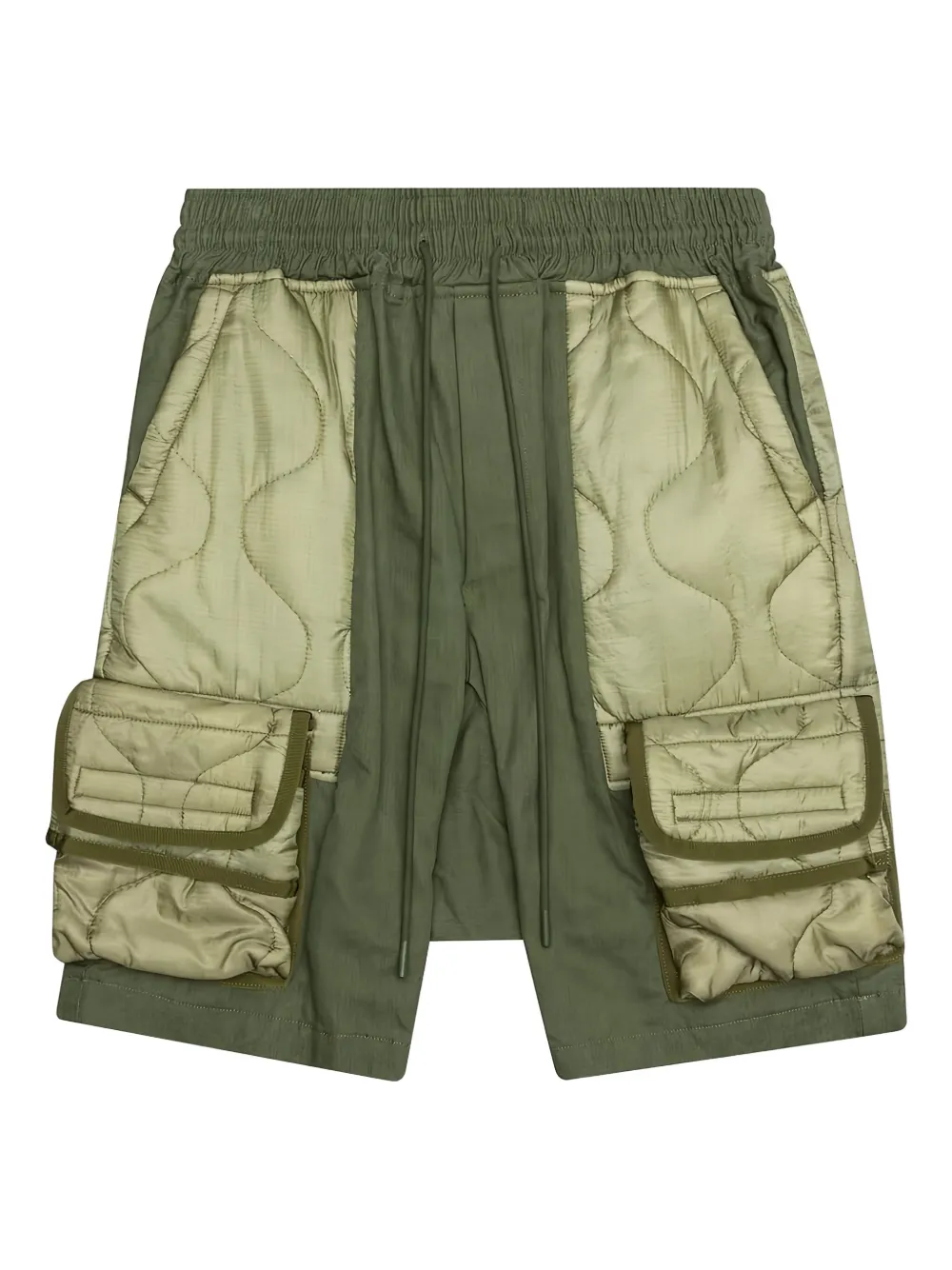 Readymade quilted cargo shorts - グリーン Readymade quilted cargo shorts - グリーン