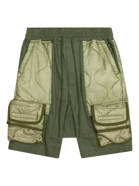 Readymade quilted cargo shorts