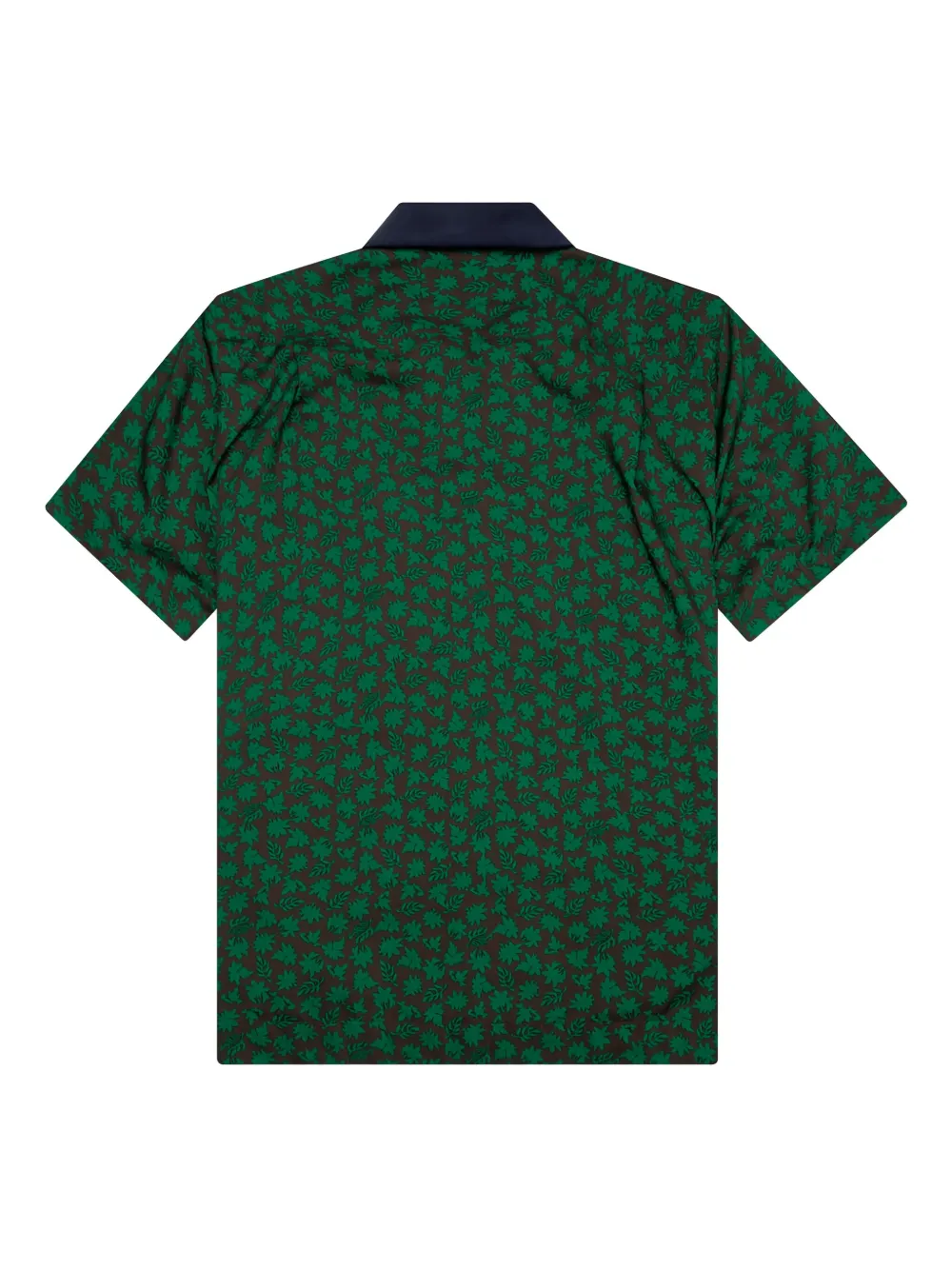 sacai leaf-print shirt Bruin