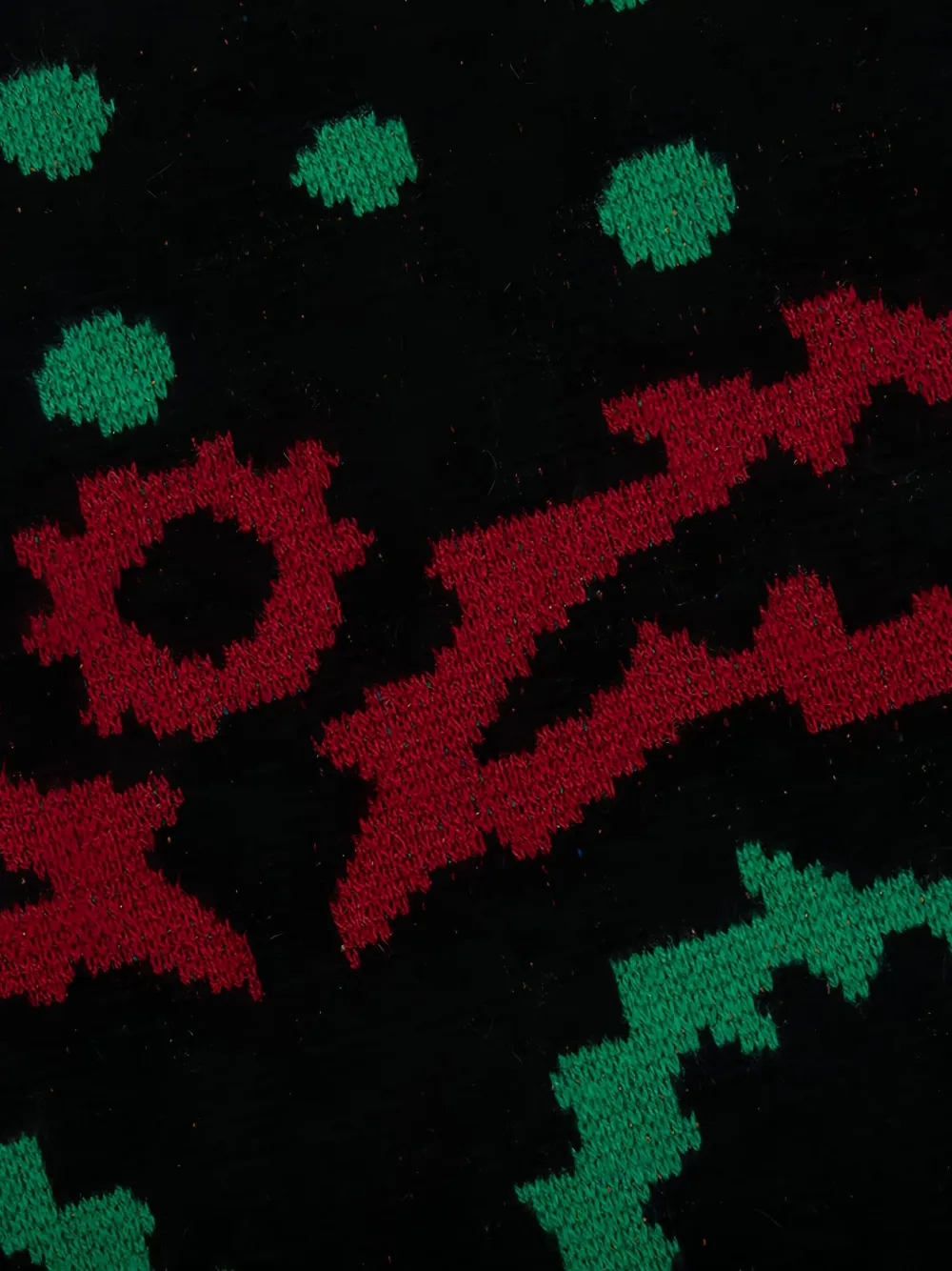 RHUDE Gebreide hoodie met paisley-print Zwart