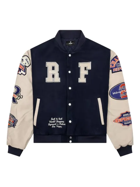 Represent x Feature Champions varsity jacket
