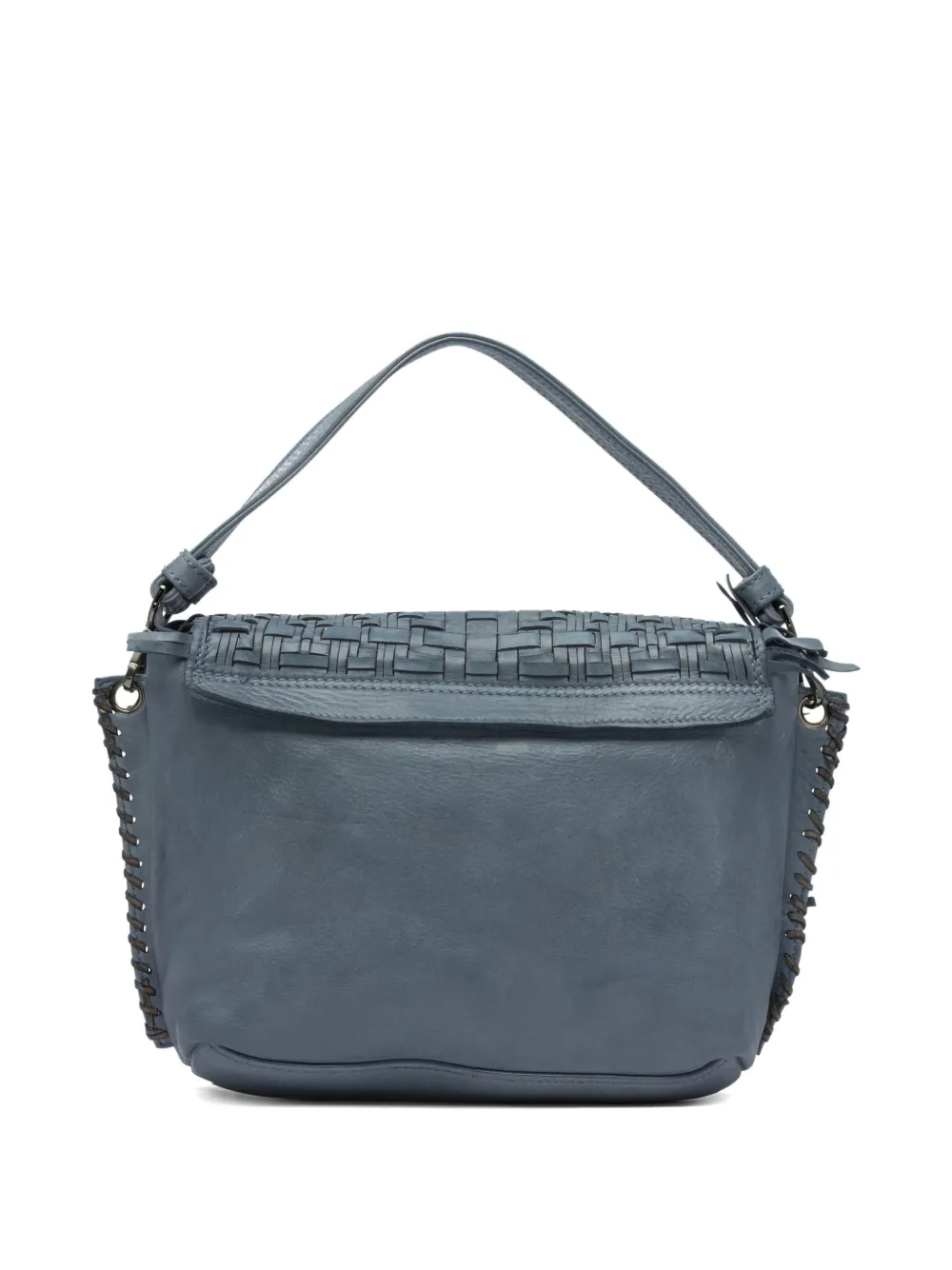 Reptile's House Nevola woven fringe shoulder bag - Blauw