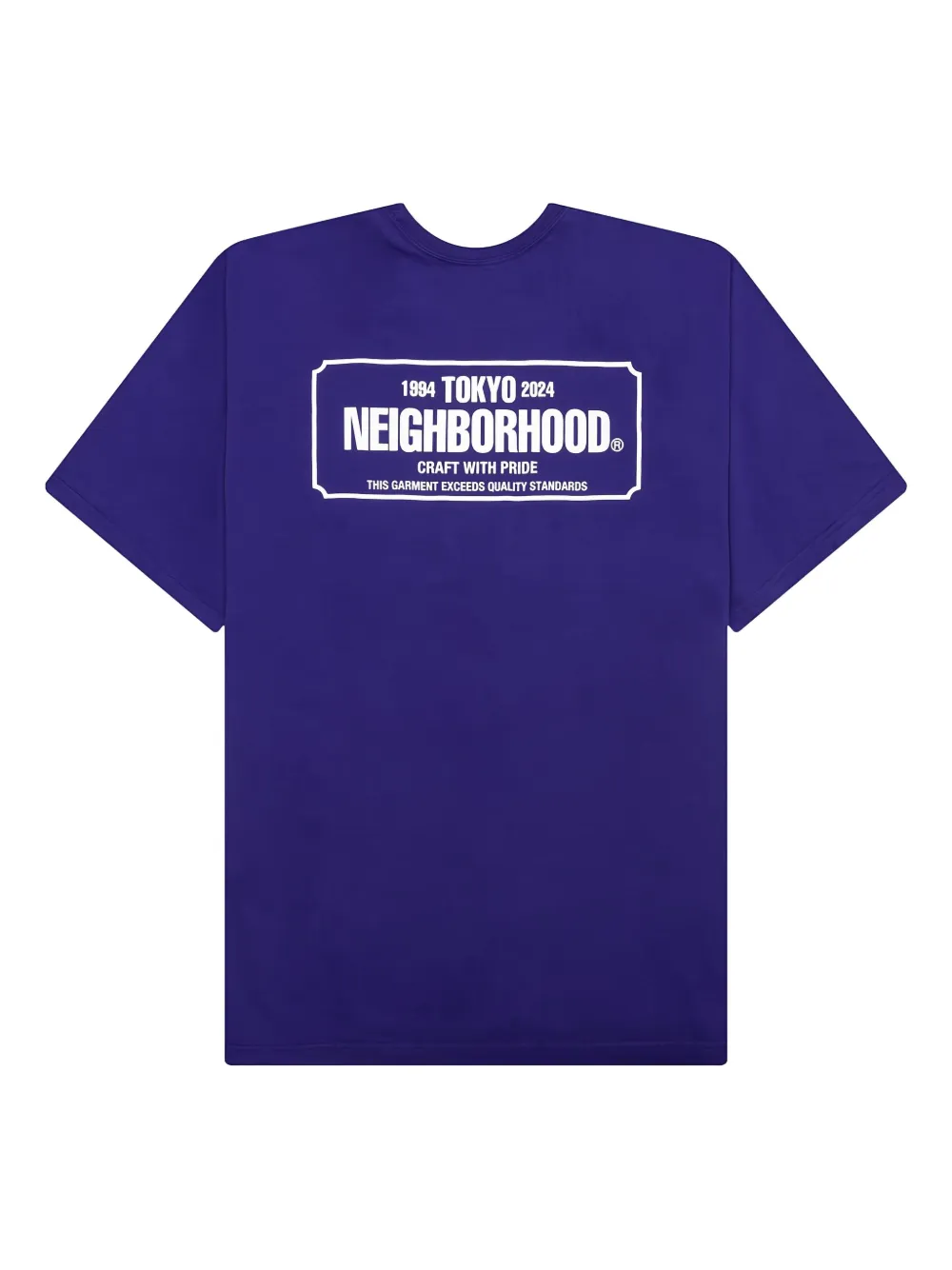 Neighborhood T-shirt met logoprint Blauw