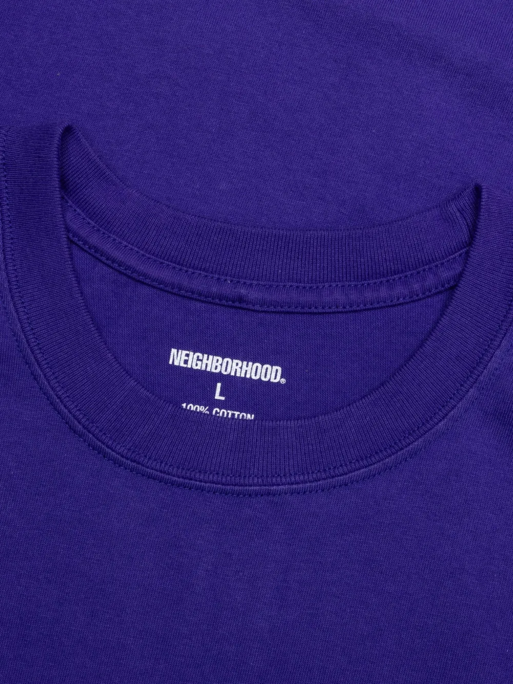 Neighborhood T-shirt met logoprint Blauw