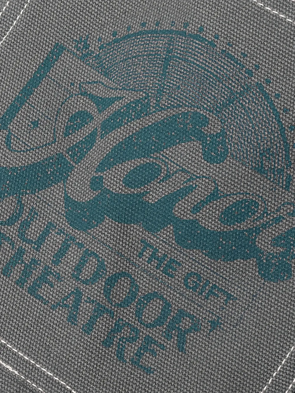logo-print cropped trousers