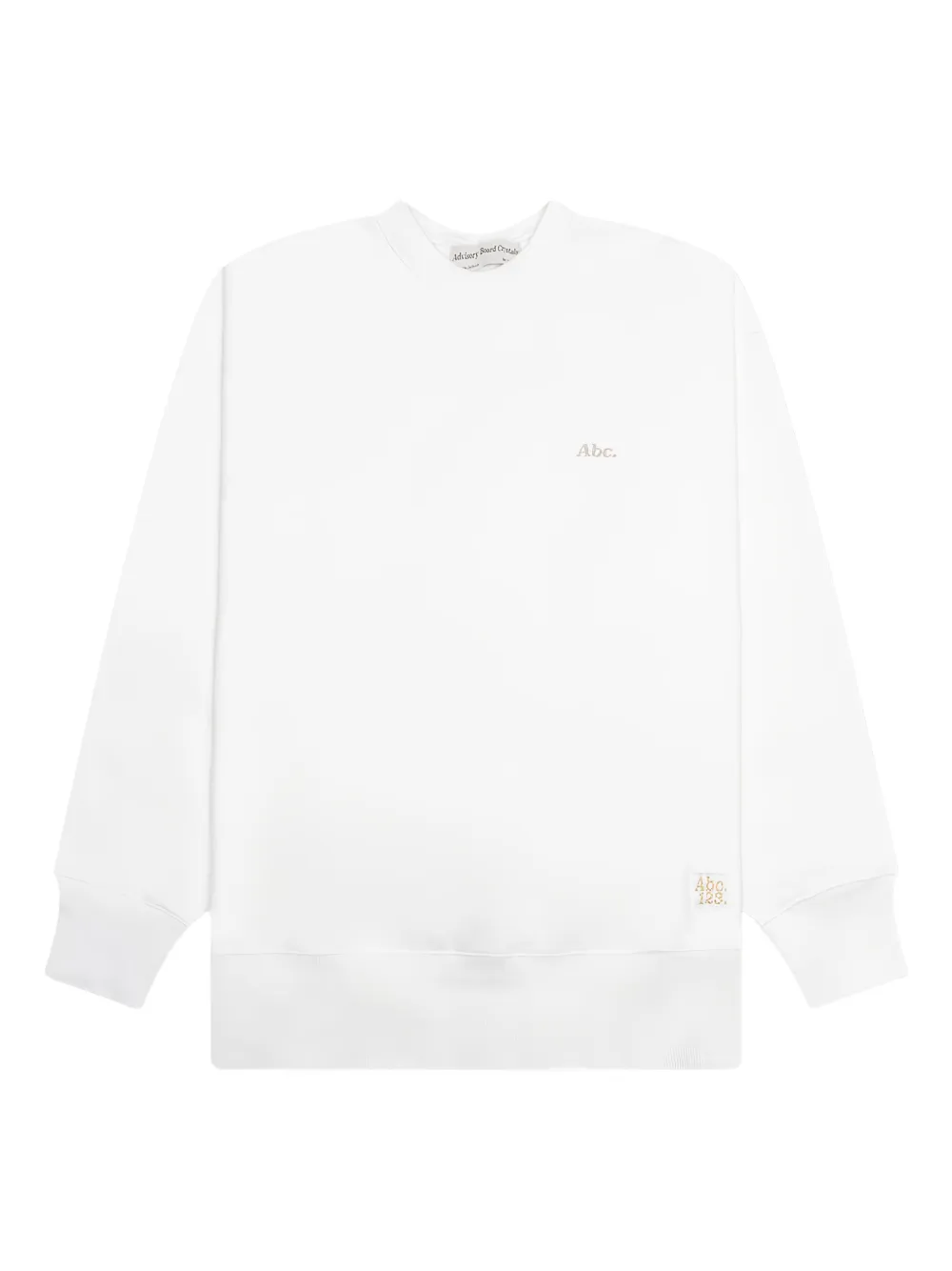 Advisory Board Crystals Sweater met geborduurd logo Geel