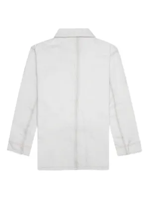 【Maison Margiela】メンズ ロゴ刺繍Tシャツ ブラック Maison Margiela (メゾン マルジェラ) - STAMP LOGO SHIRT T