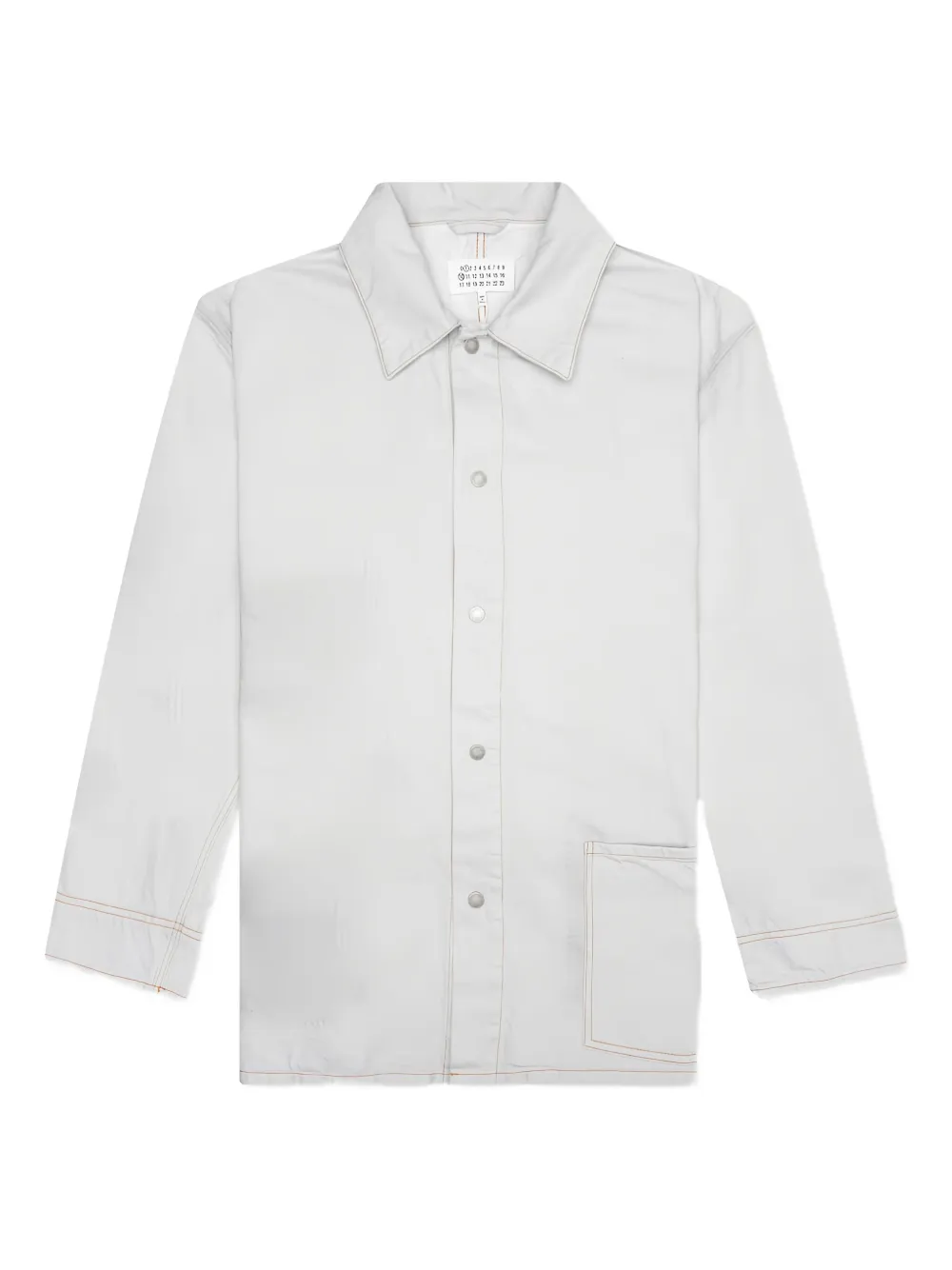 Maison Margiela selvedge-denim jacket - ホワイト Maison Margiela selvedge-denim jacket - ホワイト