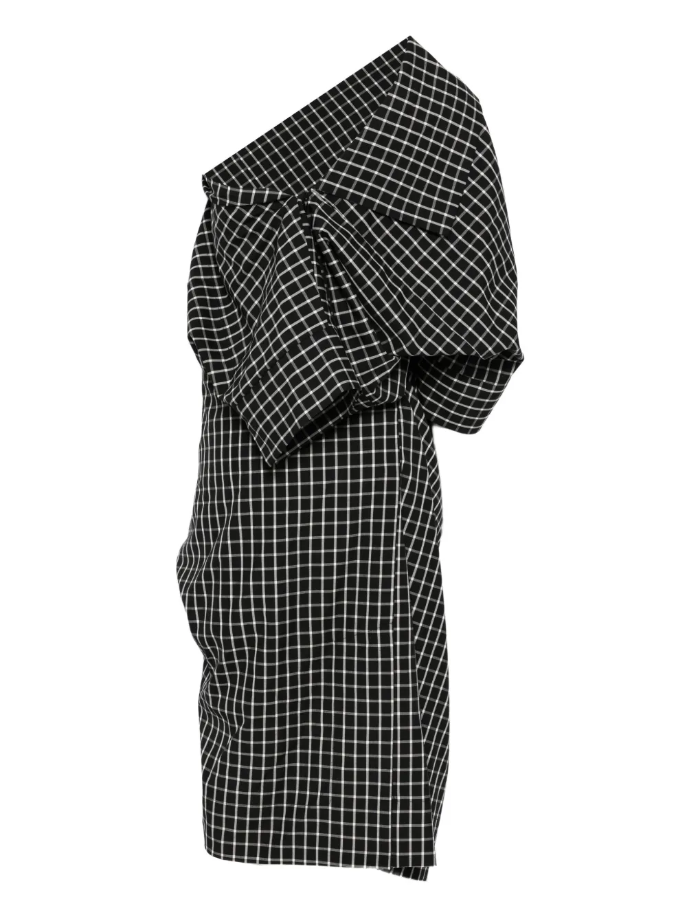 Vivienne Westwood Pre-Owned 2010s asymmetrische geruite jurk - Zwart