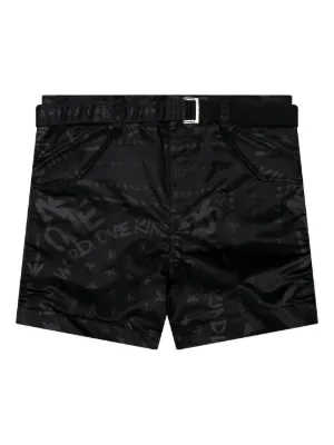 sacai 黒 カーゴショーツ サイズ1 sacai（サカイ）カーゴハーフパンツ - FARFETCH