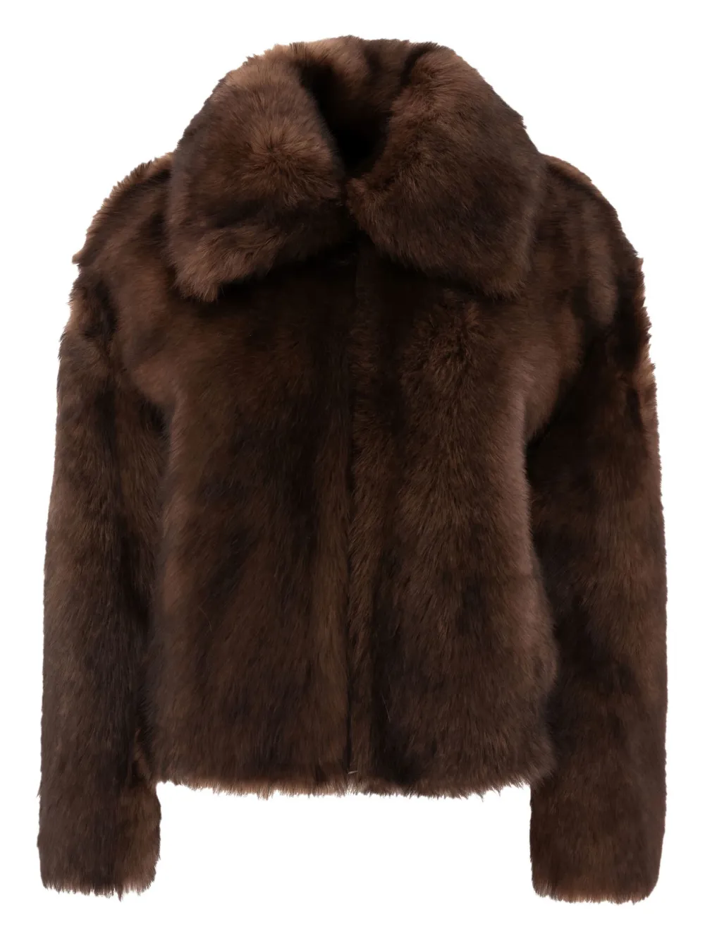 B&W shearling jacket | Brown | Image 1