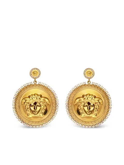 Versace medusa-head earrings