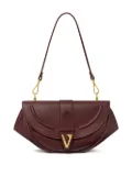 Versace medium Virtus leather shoulder bag - Red