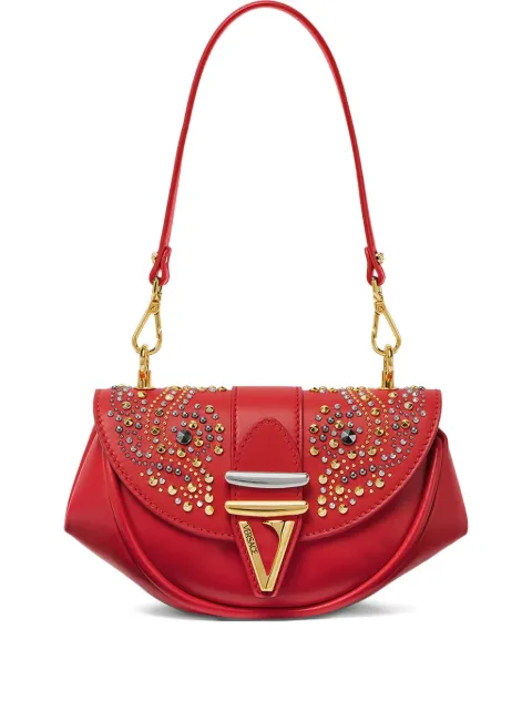 Versace Virtus crystal-embellished shoulder bag