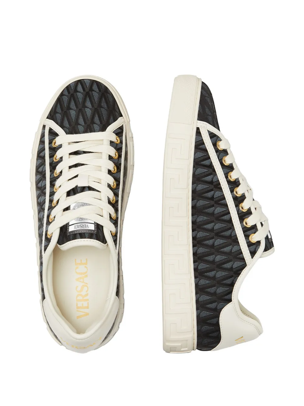 Versace Barocco Greca sneakers Black