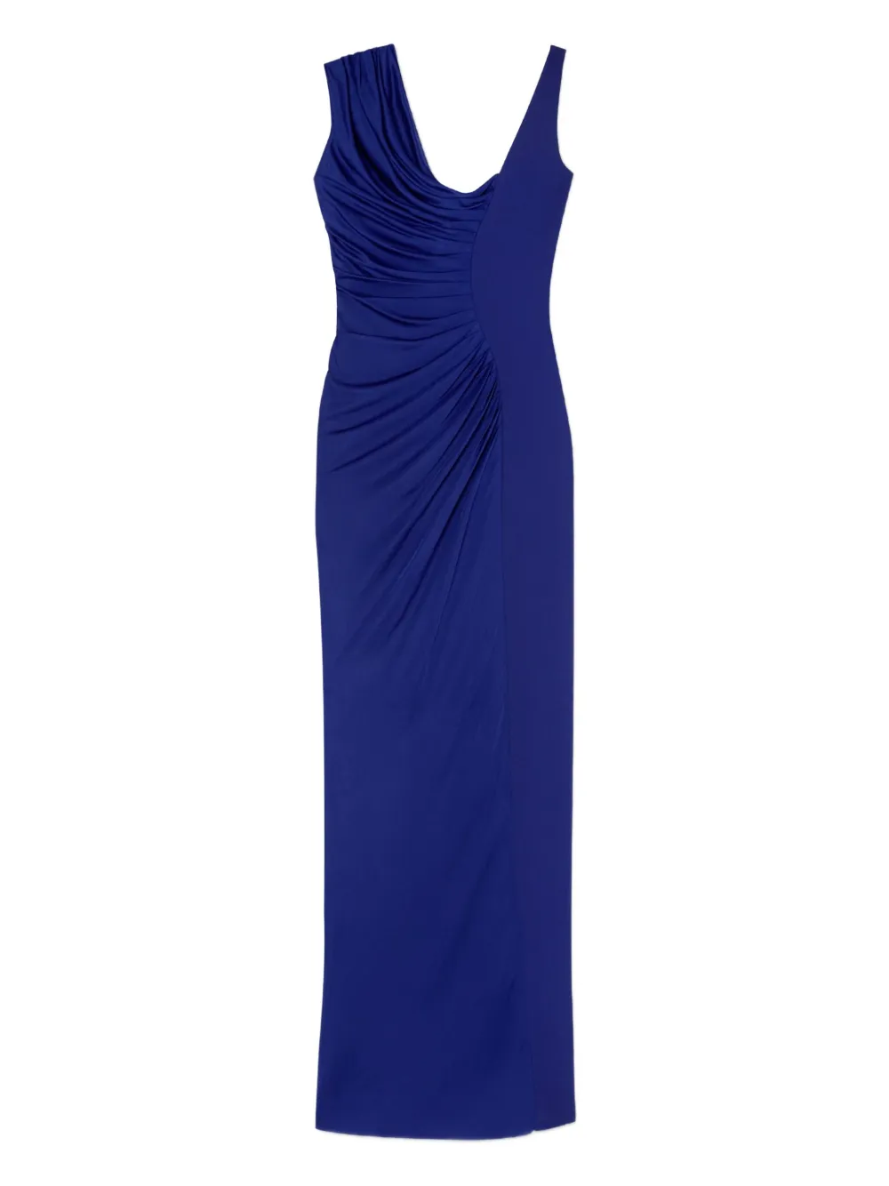 Versace Medusa'95 draped single-shoulder midi dress | Blue | Image 1