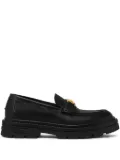 Versace Medusa-plaque platform loafers - Black