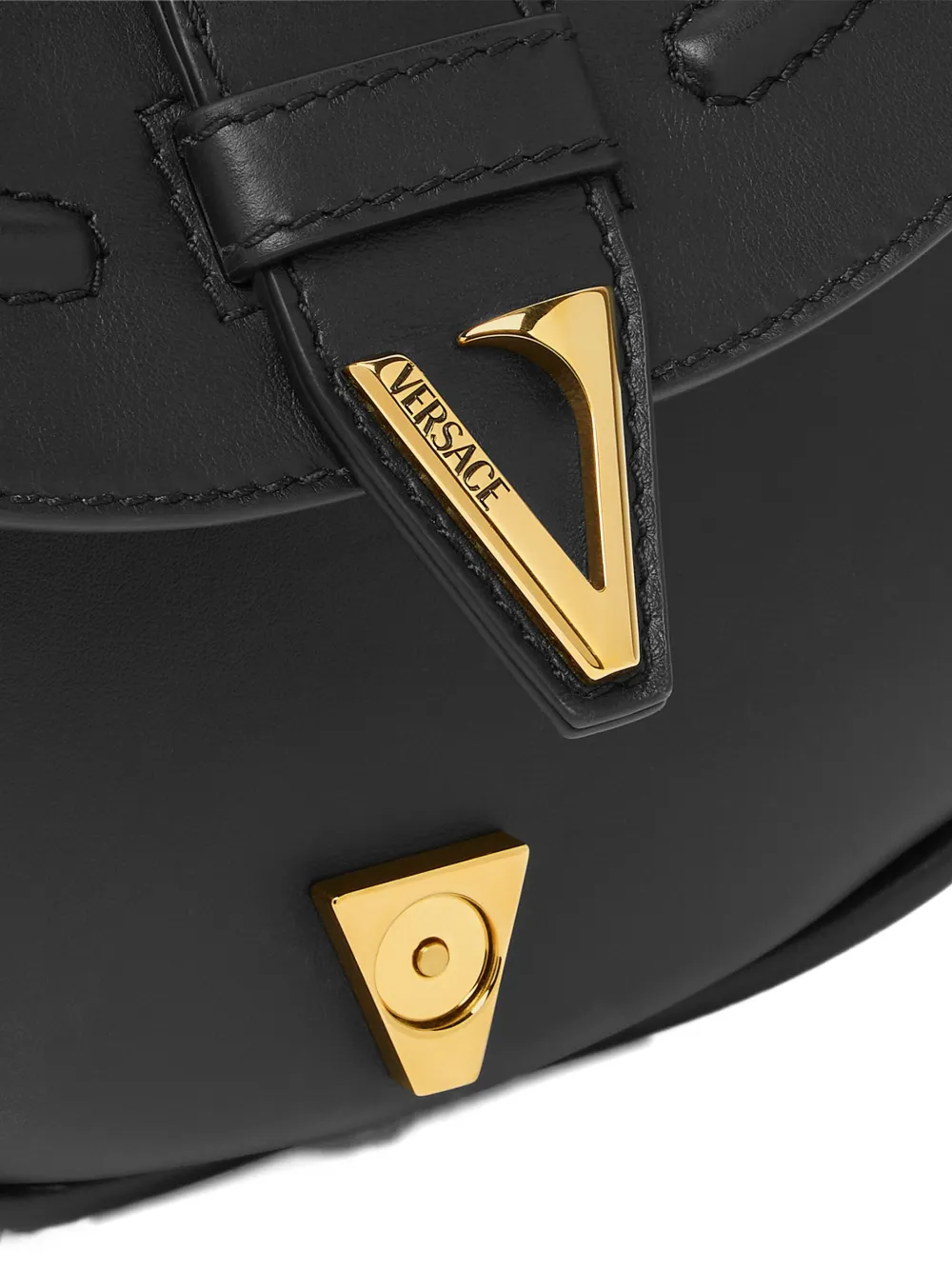 Versace VIRTUS MEDIUM SHOULDER BAG Zwart