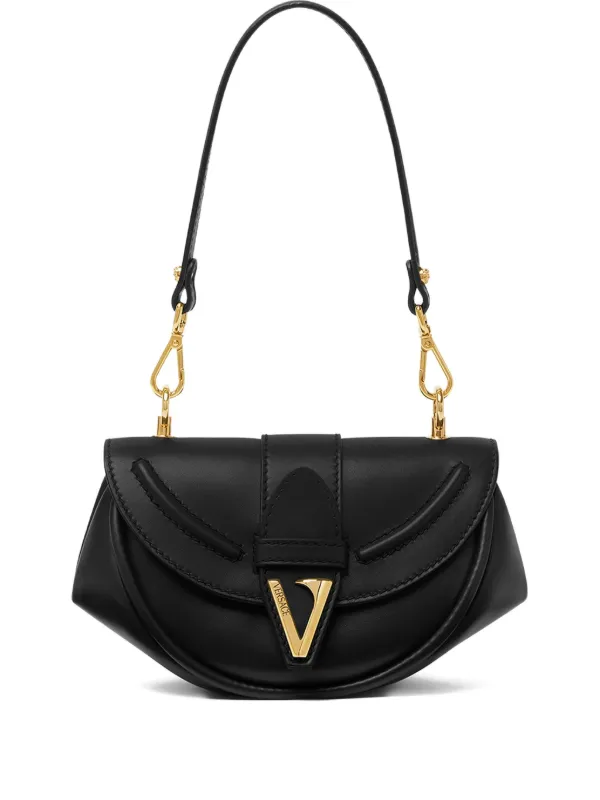 【正規品】Versace ショルダーバッグ　最終値下げ Versace Virtus ショルダーバッグ S | ブラック | FARFETCH JP