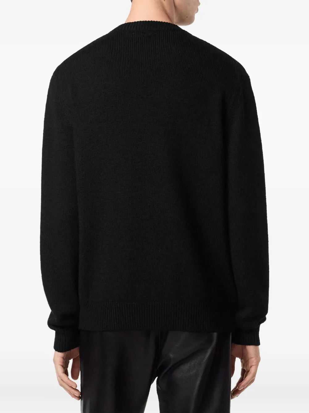 Versace Trui verfraaid met jaguar Zwart