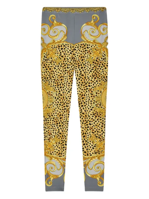 Versace baroque-print leggings